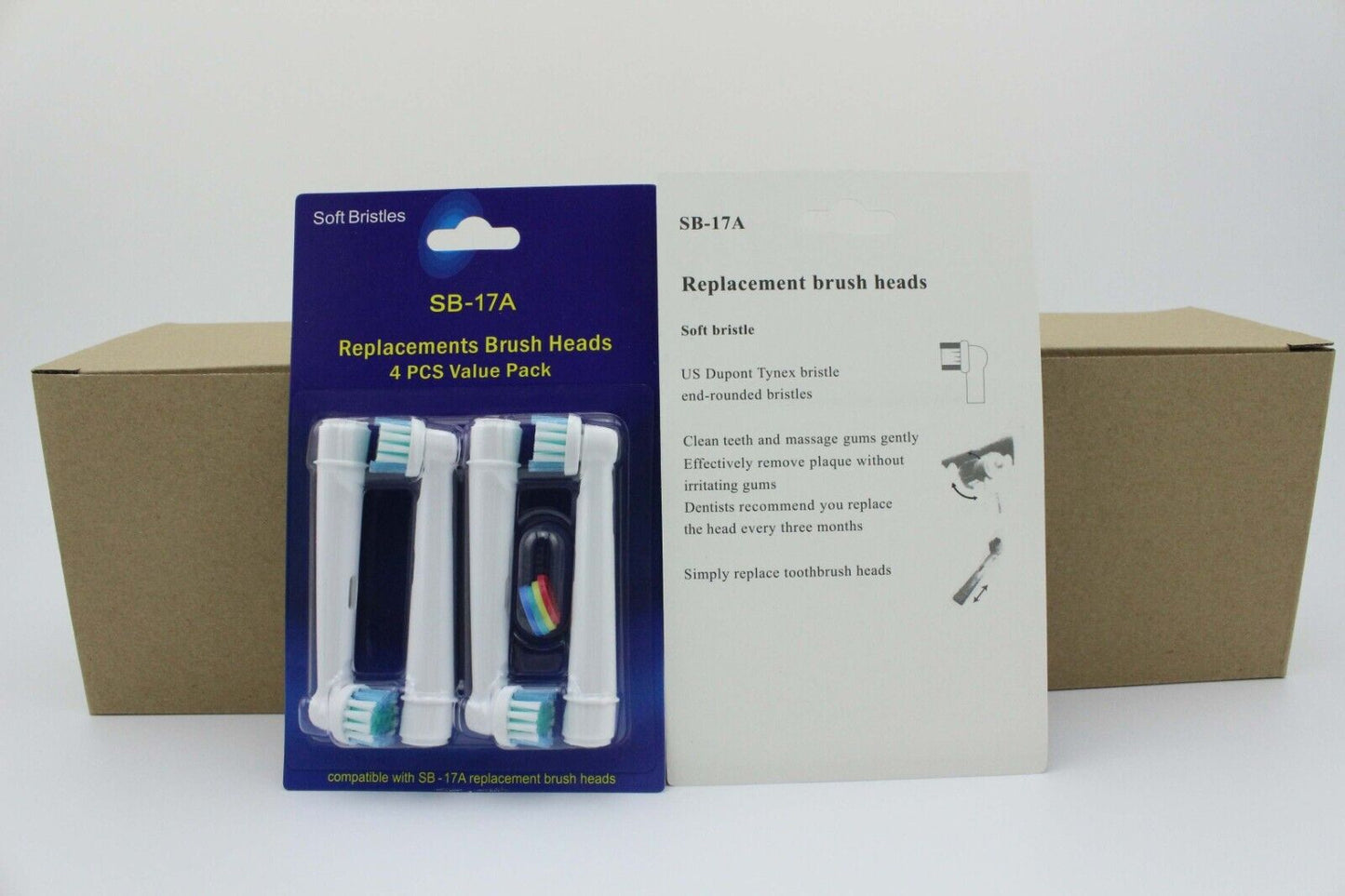 Toothbrush Heads Compatible with Oral-B | Replacement Electric Brush Heads for Braun Oral-B Toothbrushes UK