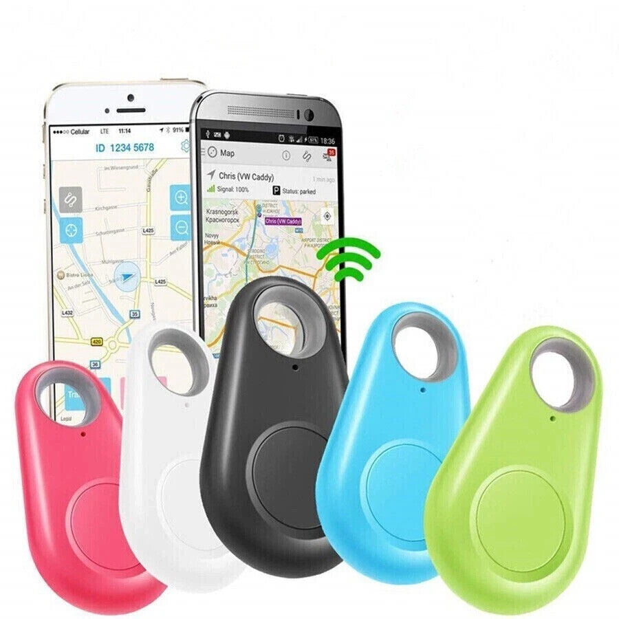 3× Smart Bluetooth Key Finder | GPS Tracker for Keys, Wallet, Pet, Car & Child Locator (Anti-Loss Device)