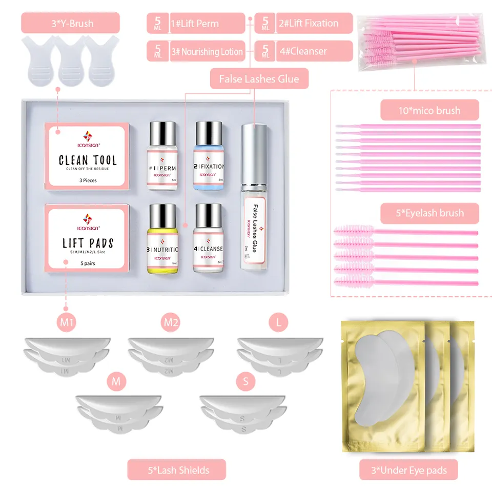 ICONSIGN Lash Lift & Brow Lamination Kit | Professional Eyelash Perming UK