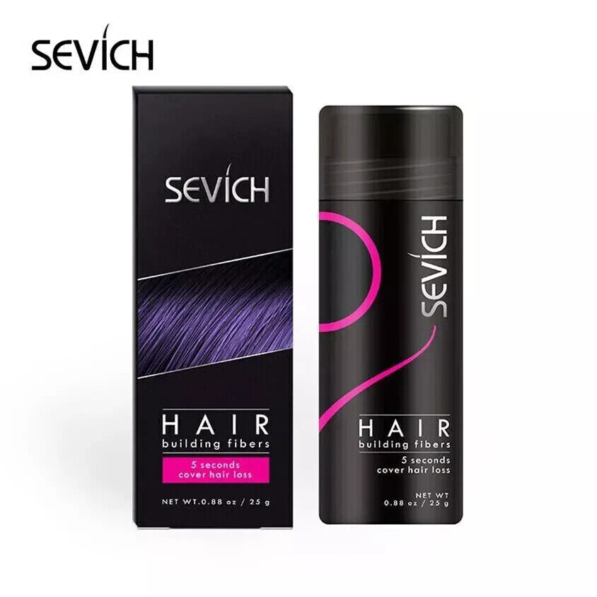 Sevich Hair Building Fibres 25g | Natural Keratin Hair Thickening Powder UK