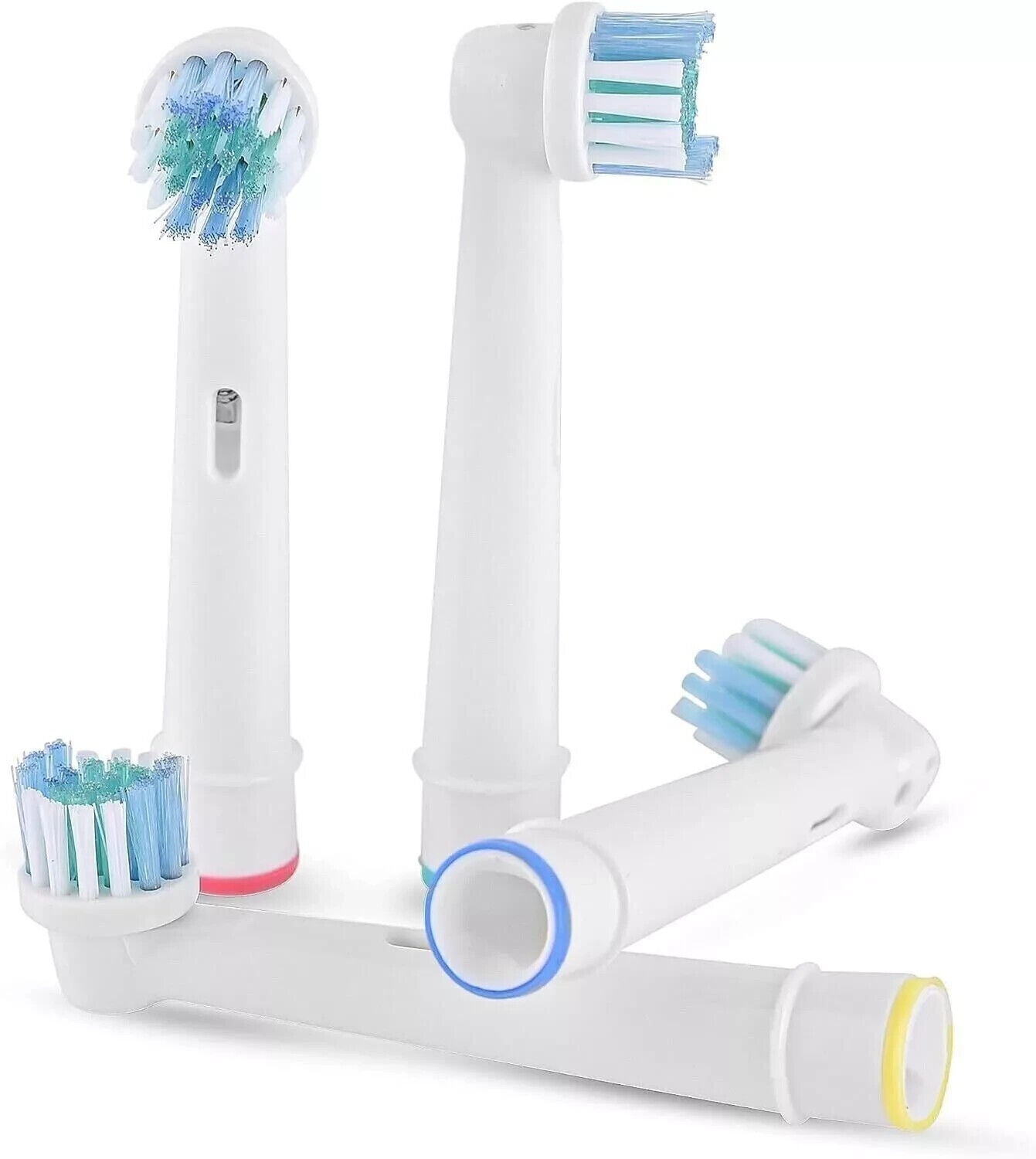 20× Electric Toothbrush Heads Compatible with Oral-B & Braun | Replacement Brush Heads (Soft Bristles)