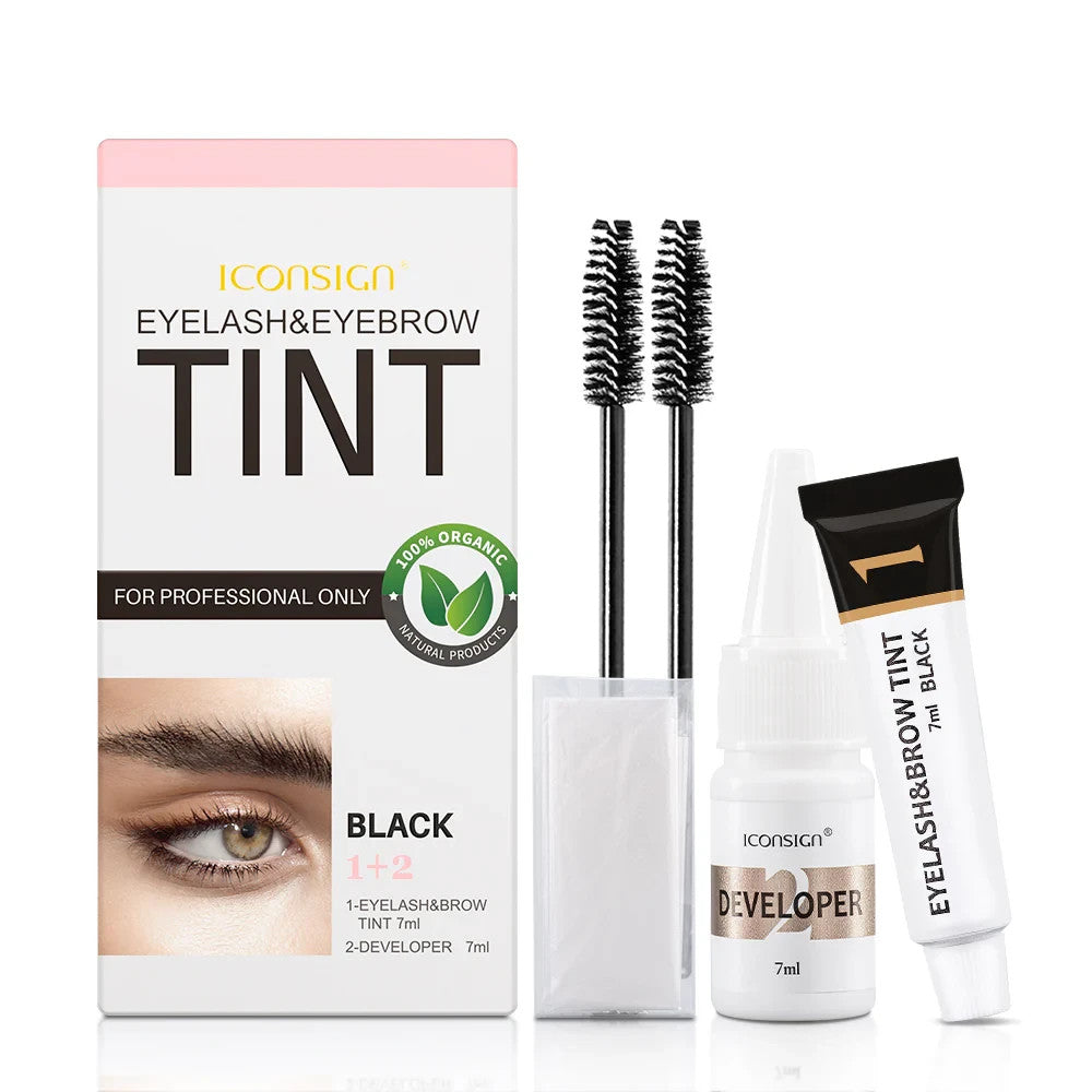 ICONSIGN Eyelash & Eyebrow Tint Kit | Professional Lash & Brow Dye Enhancer UK