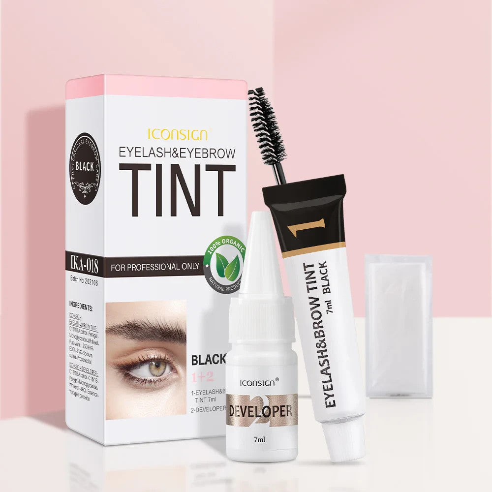 ICONSIGN Eyelash & Eyebrow Tint Kit | Professional Lash & Brow Dye Enhancer UK