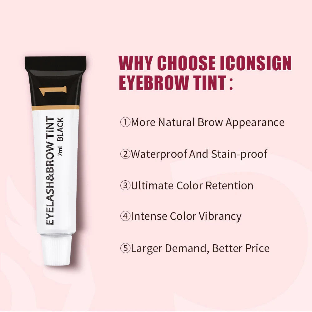 ICONSIGN Eyelash & Eyebrow Tint Kit | Professional Lash & Brow Dye Enhancer UK