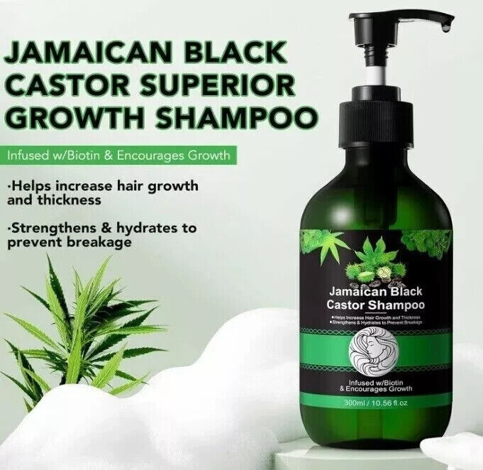 Aliver Jamaican Black Castor Oil Shampoo 300ml | Promotes Hair Growth & Strengthens Hair & Scalp